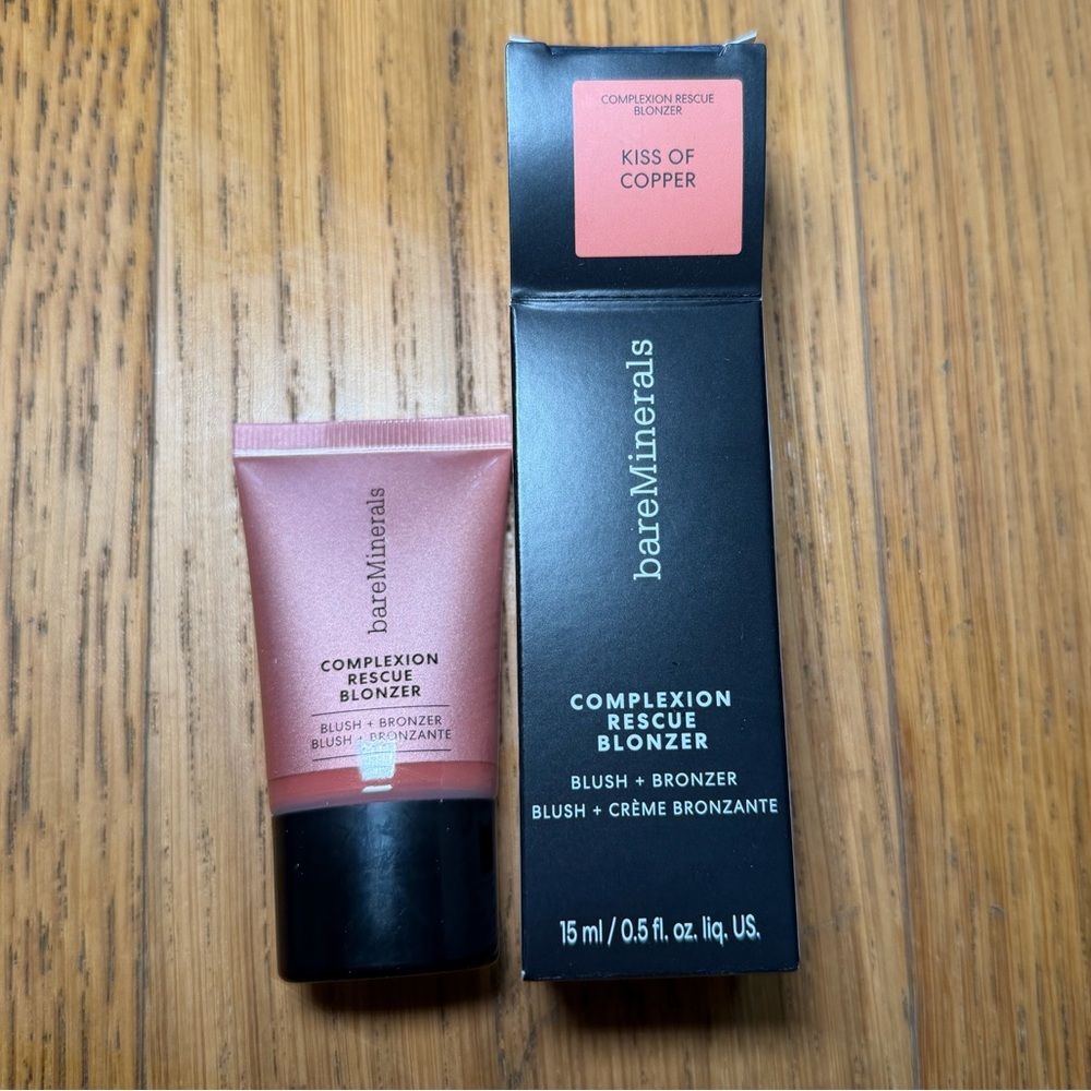 bareMinerals Complexion Rescue Blush + Bronzer - Kiss of Cooper NEW